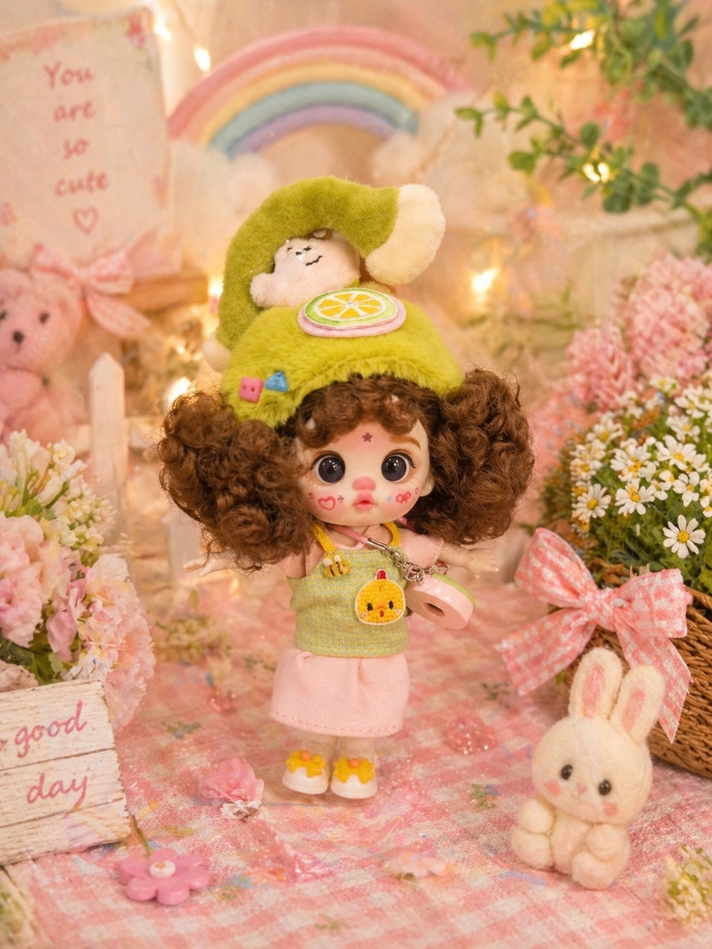 🍋 Bag Charm - Lime
